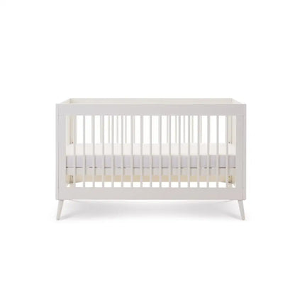 Obaby Maya 2 Piece Nursery Furniture Set – White & Natural Wood Obaby