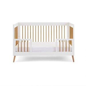 Obaby Maya 2 Piece Nursery Furniture Set – White & Natural Wood Obaby