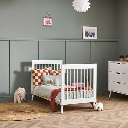 Obaby Maya Nordic White Cot Bed – Scandinavian Style Obaby