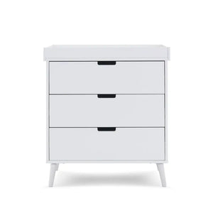 Obaby Maya 3 Piece Nursery Furniture Set – Nordic White Obaby