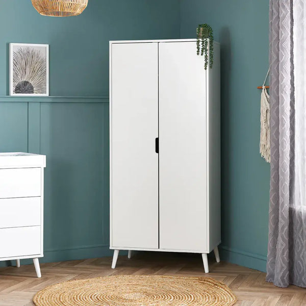 Obaby Maya 3 Piece Nursery Furniture Set – Nordic White Obaby
