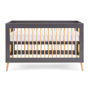 Obaby Maya 3 Piece Nursery Furniture Set – Slate & Natural Wood Obaby
