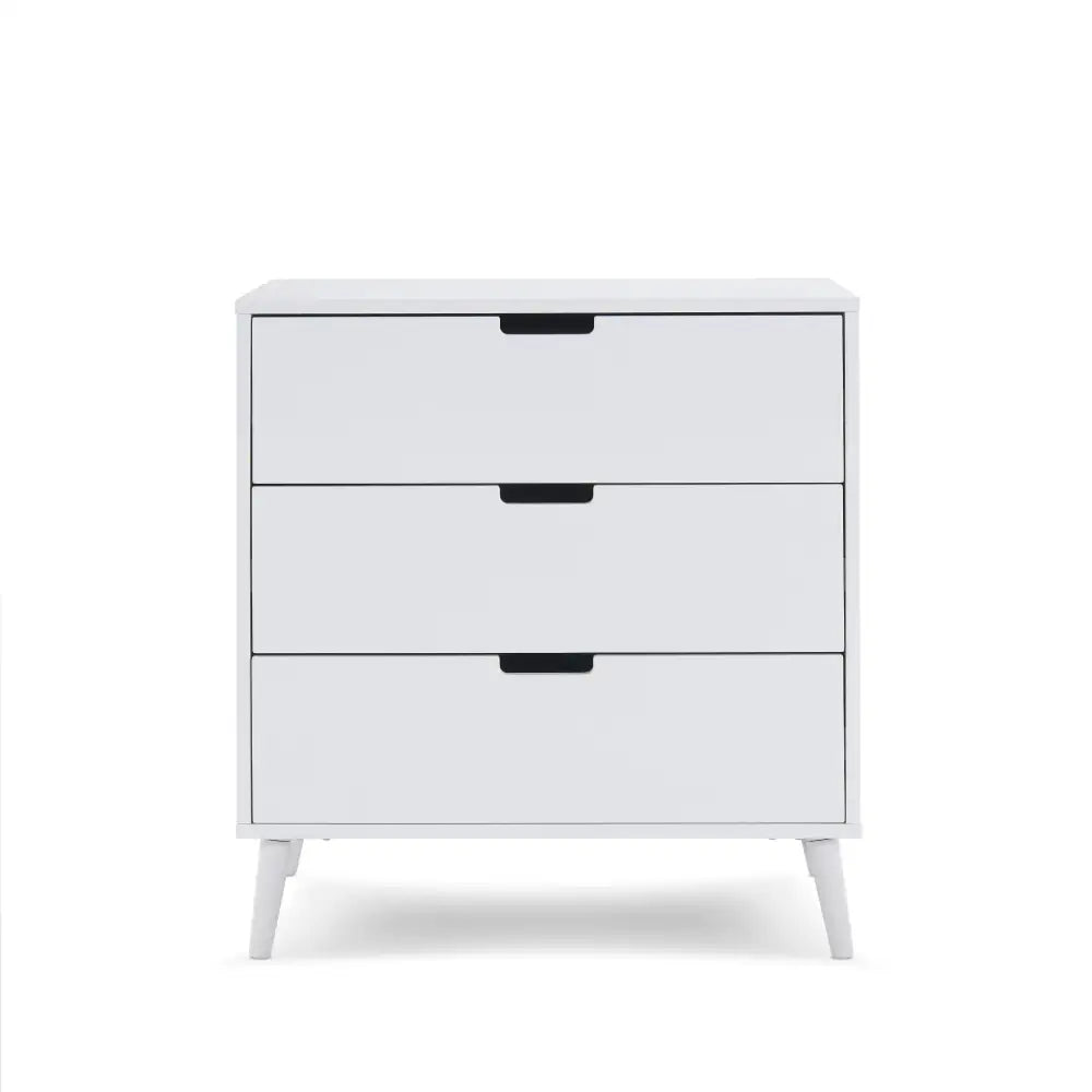 Obaby Maya 3 Piece Nursery Furniture Set – White & Acrylic Obaby