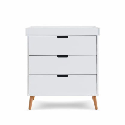 Obaby Maya Changing Unit - White with Natural  Obaby   