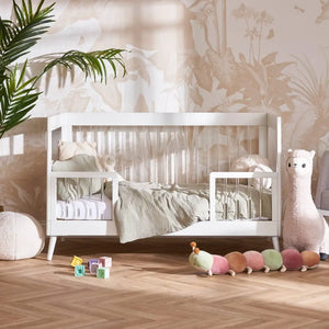 Obaby Maya Cot Bed – White & Acrylic Obaby