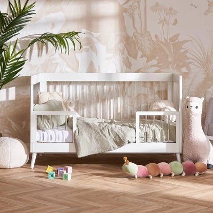 Obaby Maya Cot Bed – White & Acrylic Obaby