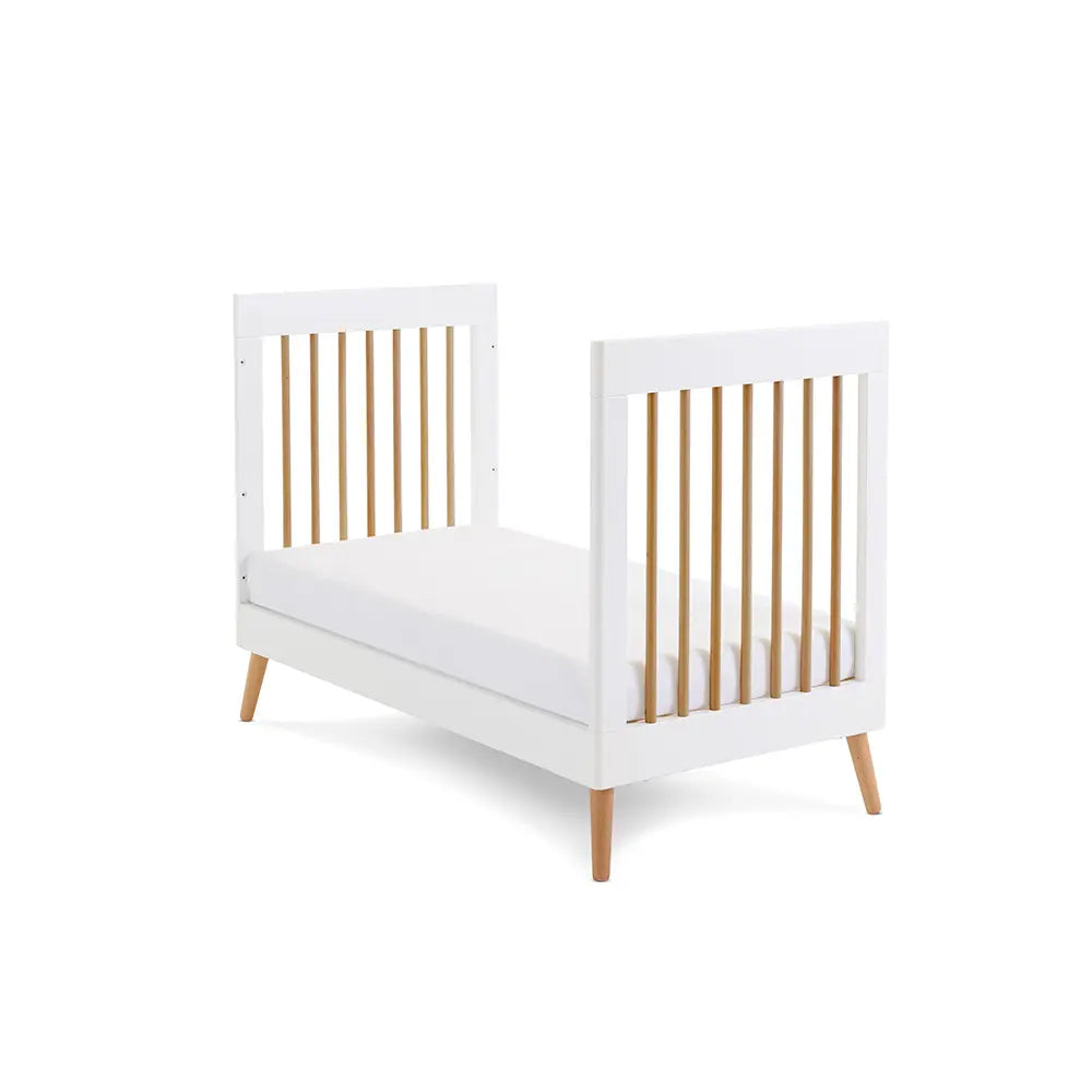 Obaby Maya Mini 2 Piece Nursery Furniture Set – White & Natural Wood Obaby