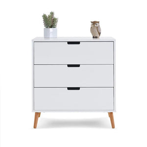 Obaby Maya Mini 3 Piece Nursery Furniture Set – White & Natural Wood Obaby