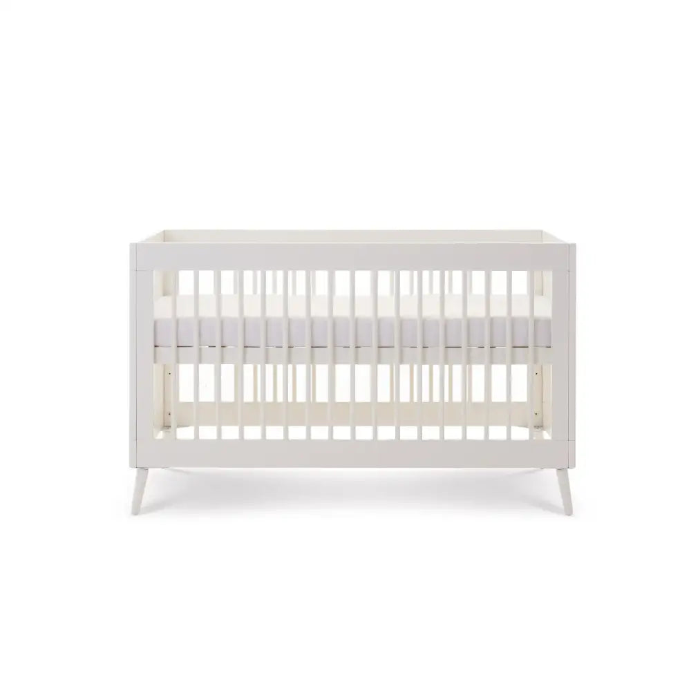 Obaby Maya Nordic White Cot Bed – Scandinavian Style Obaby