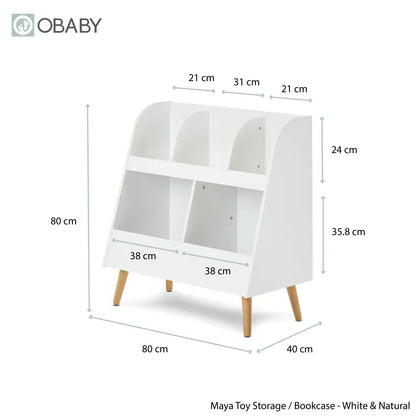 Obaby Maya Toy Storage Bookcase Unit Obaby