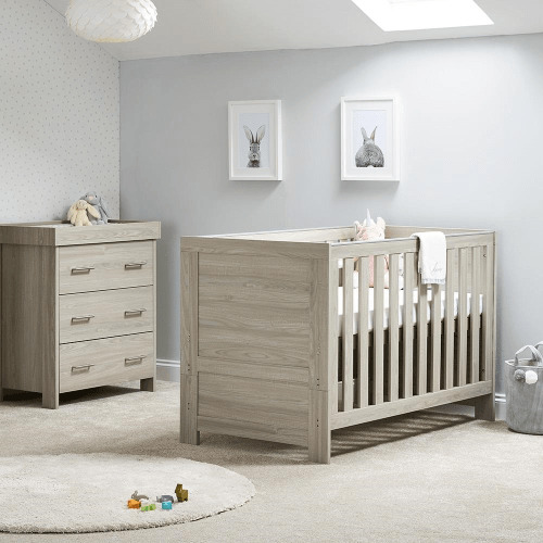 OBaby Nika 2 Piece Room Set in Grey Wash  Obaby   