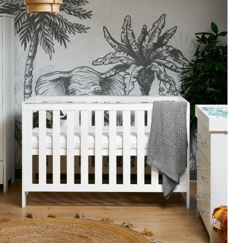 OBaby Nika 2 Piece Room Set in White Wash  Obaby   