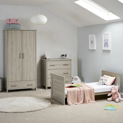 OBaby Nika 3 Piece Room Set in Grey Wash  Obaby   