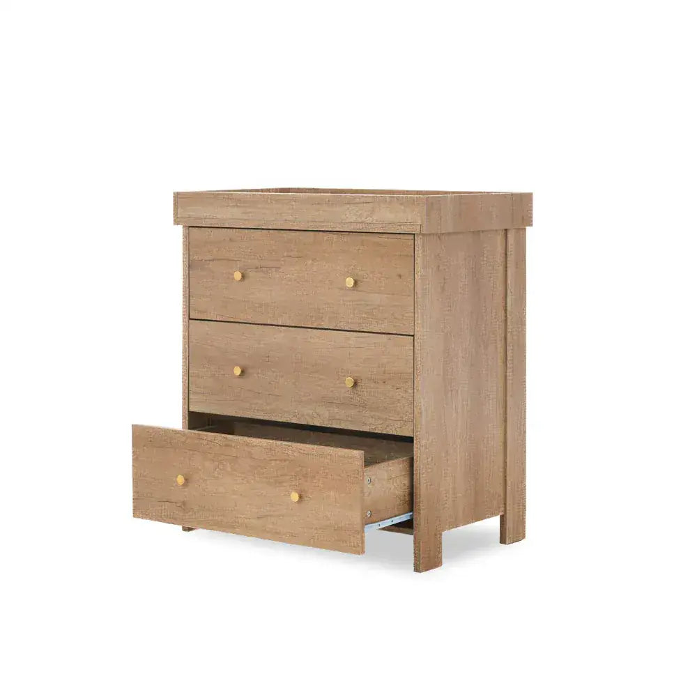 OBaby Nika 3 Piece Room Set in Oak Obaby