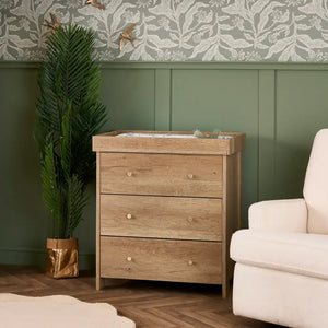OBaby Nika 3 Piece Room Set in Oak Obaby
