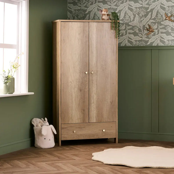 OBaby Nika 3 Piece Room Set in Oak Obaby