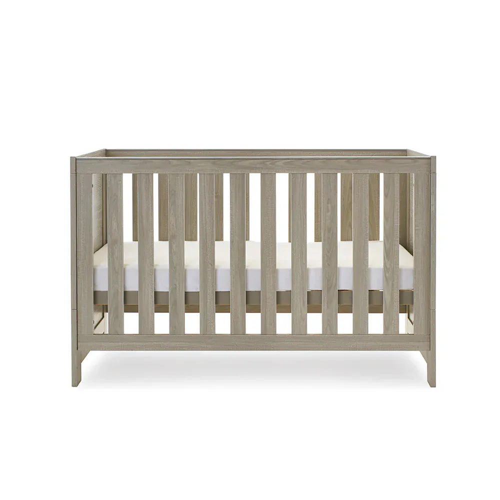 OBaby Nika Cot Bed - Grey wash Obaby