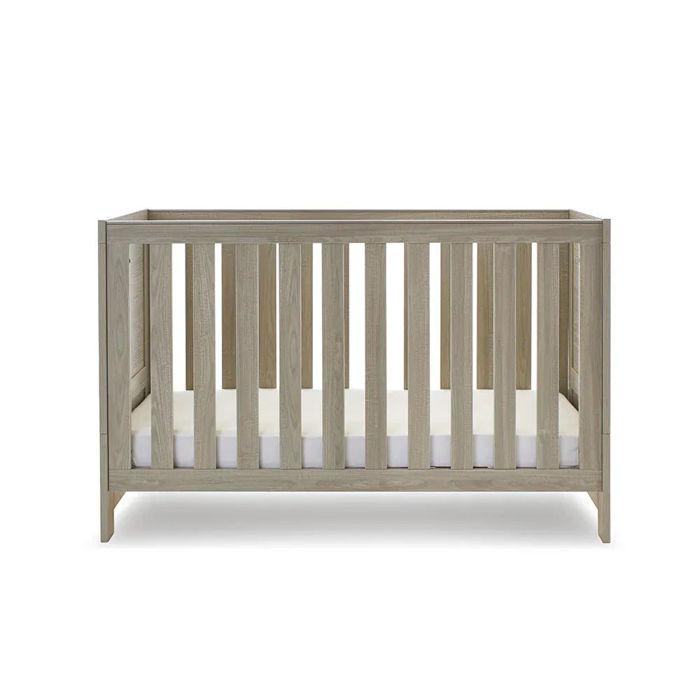OBaby Nika Cot Bed - Grey wash Obaby