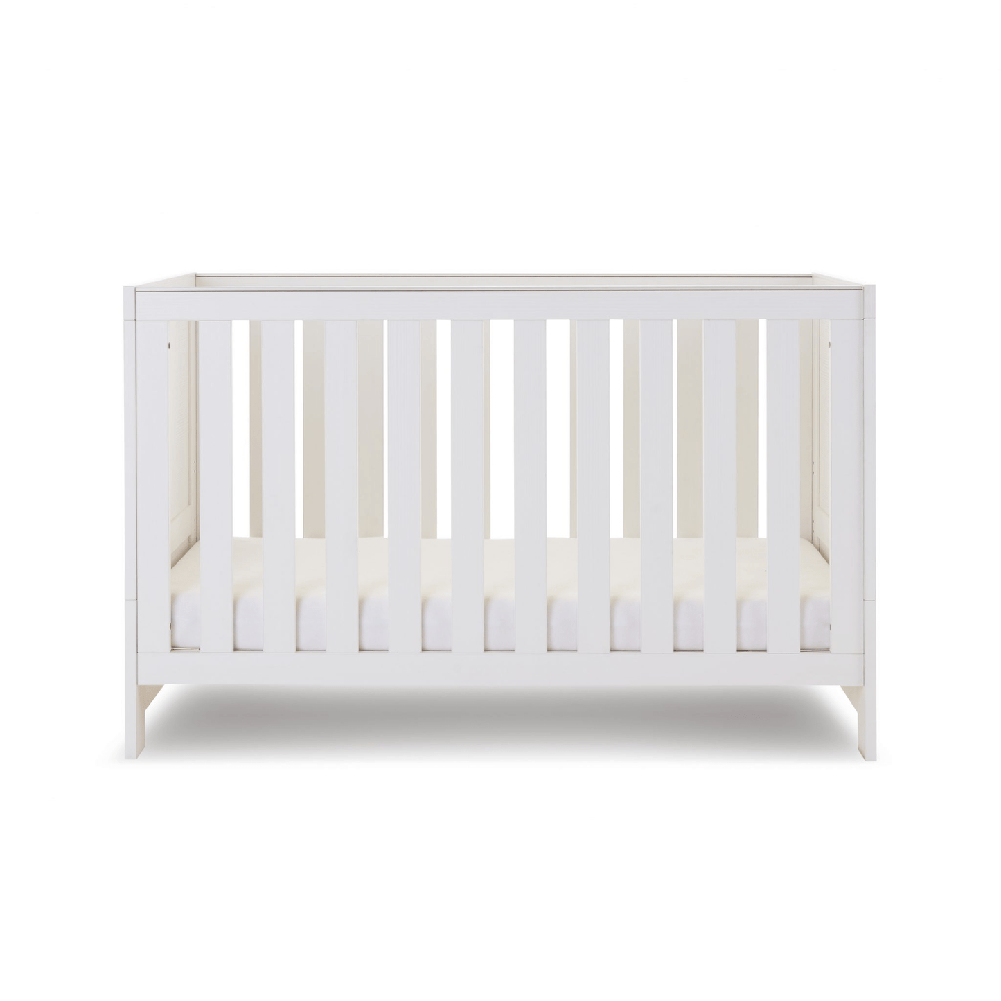 OBaby Nika Cot Bed - White wash  Obaby   