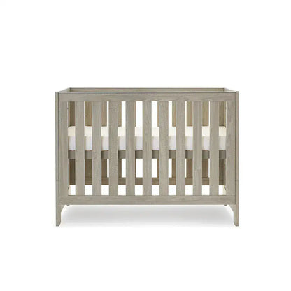 OBaby Nika Mini Cot Bed - Grey wash Obaby