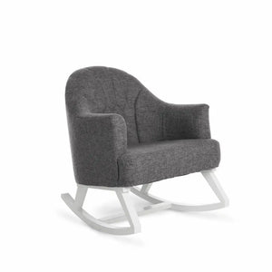 OBaby Round Back Nursery Rocking Chair in Grey  Obaby   
