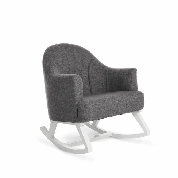 OBaby Round Back Nursery Rocking Chair in Grey  Obaby   