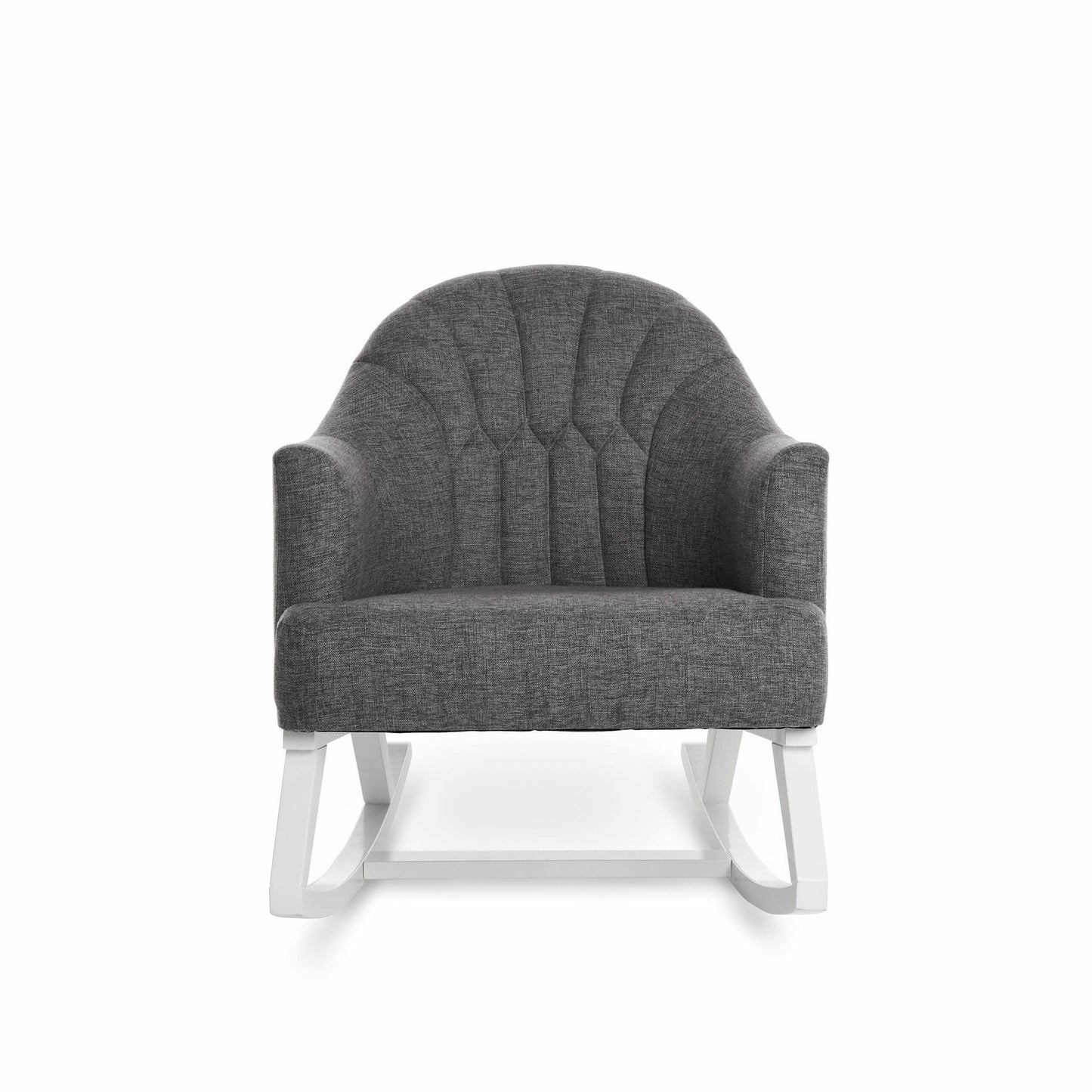 OBaby Round Back Nursery Rocking Chair in Grey  Obaby   