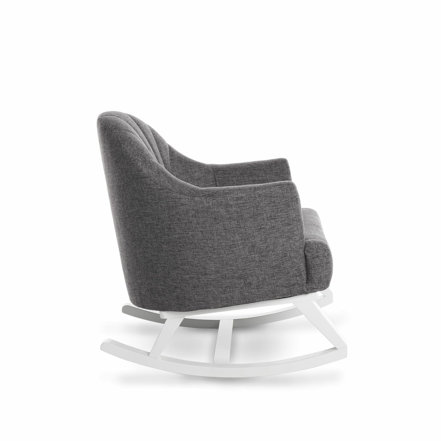 OBaby Round Back Nursery Rocking Chair in Grey  Obaby   