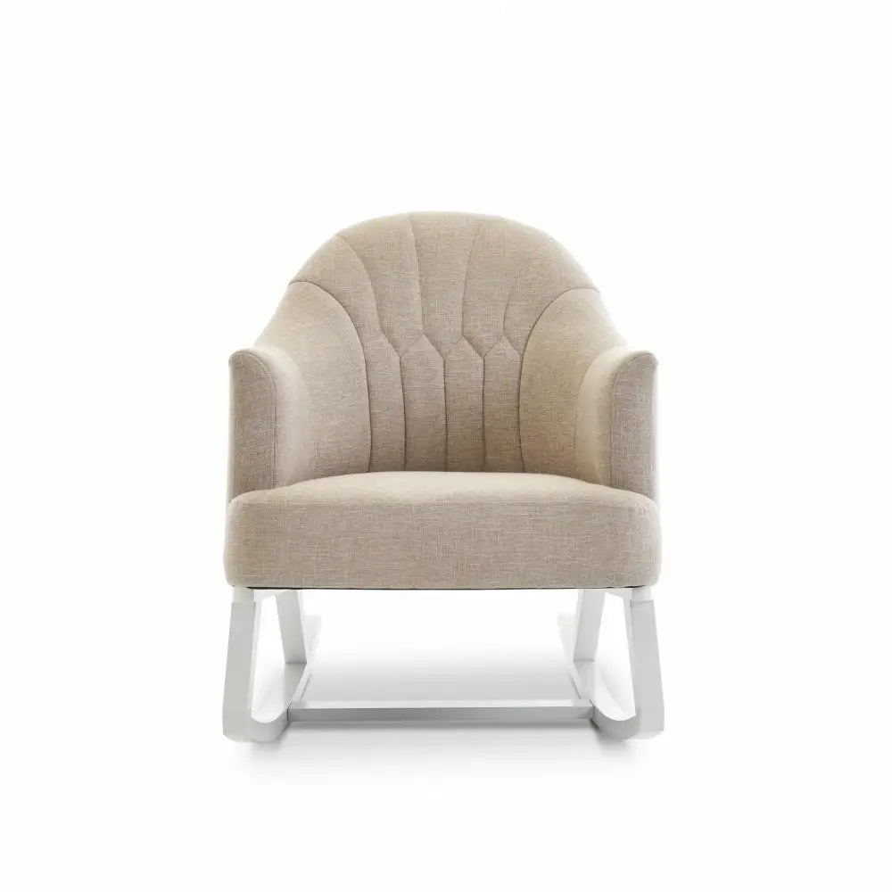 OBaby Round Back Nursery Rocking Chair in Oatmeal  Obaby   