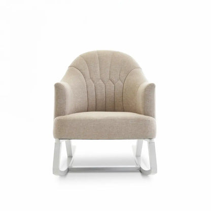 OBaby Round Back Nursery Rocking Chair in Oatmeal  Obaby   