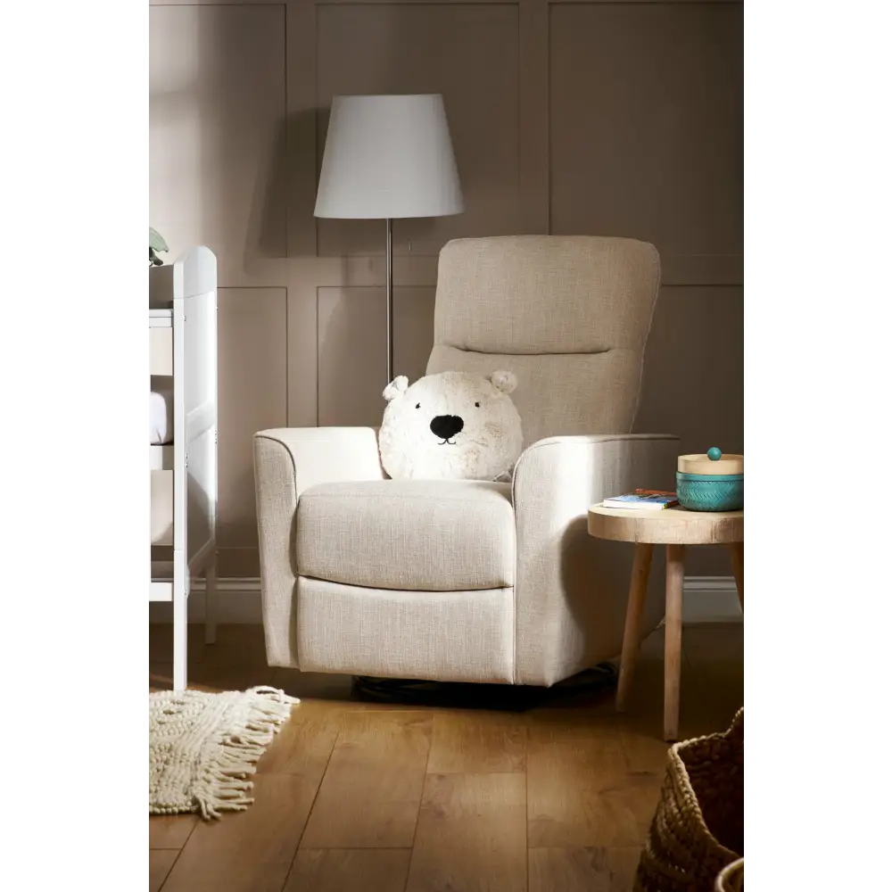 Obaby Savannah Swivel Glider Reclining Nursery Chair - Oatmeal Obaby
