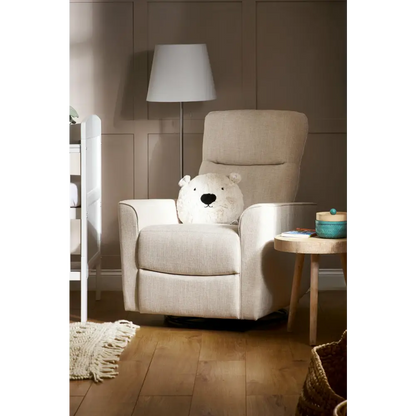 Obaby Savannah Swivel Glider Reclining Nursery Chair - Oatmeal Obaby