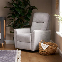 Obaby Savannah Swivel Glider Reclining Nursery Chair - Pebble Obaby