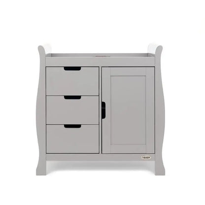 OBaby Stamford 2 Piece Nursery Room Set - Warm Grey  Obaby   