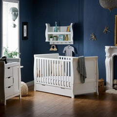 OBaby Stamford 2 Piece Nursery Room Set - White
