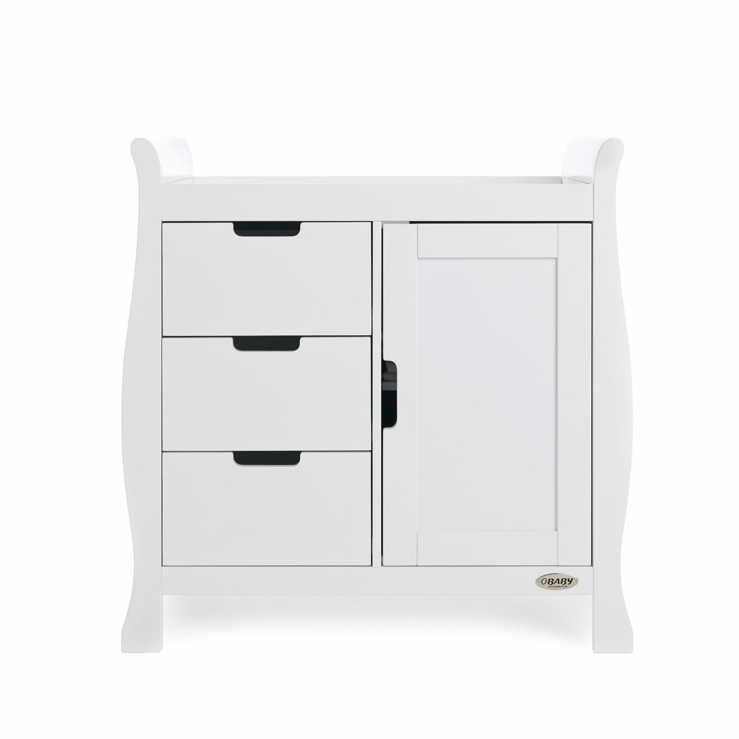 OBaby Stamford 2 Piece Nursery Room Set - White  Obaby   