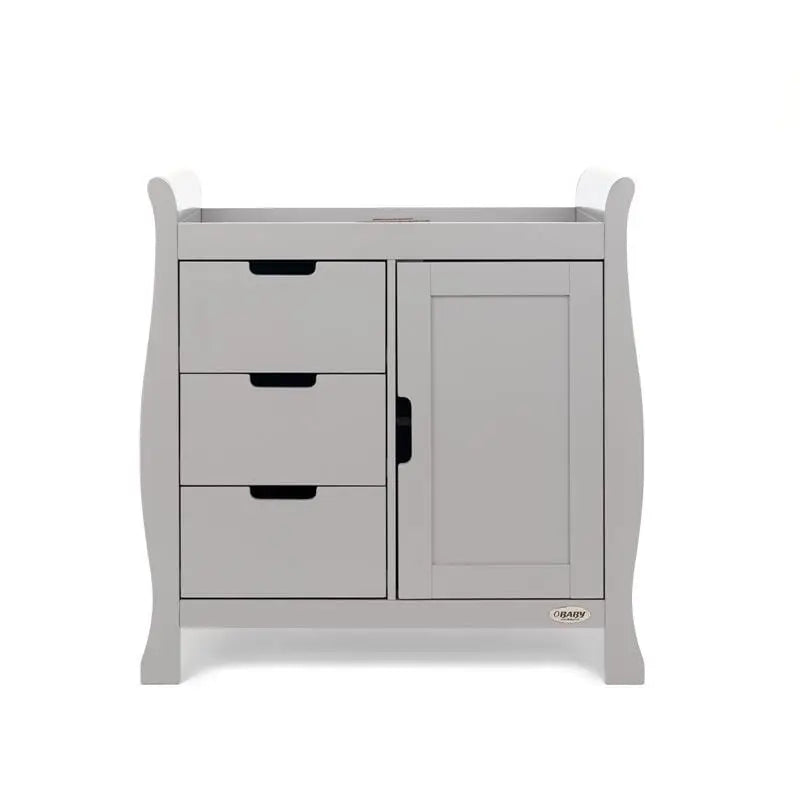 OBaby Stamford 3 Piece Nursery Room Set - Warm Grey  Obaby   