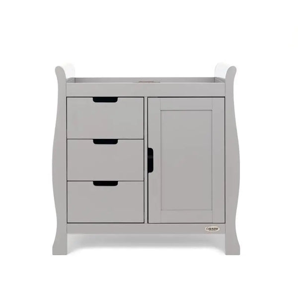 OBaby Stamford 3 Piece Nursery Room Set - Warm Grey  Obaby   