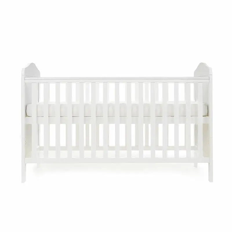 OBaby Whitby Country White Cot Bed  Obaby   