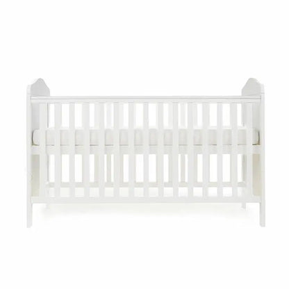 OBaby Whitby Country White Cot Bed  Obaby   