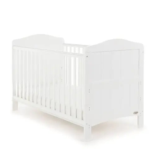 OBaby Whitby Country White Cot Bed  Obaby   