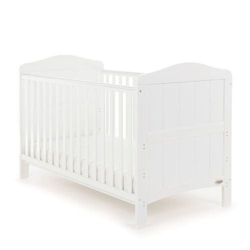 OBaby Whitby Country White Cot Bed  Obaby   