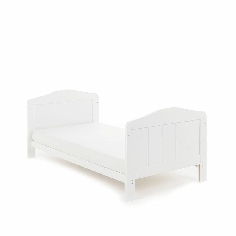 OBaby Whitby Country White Cot Bed  Obaby   