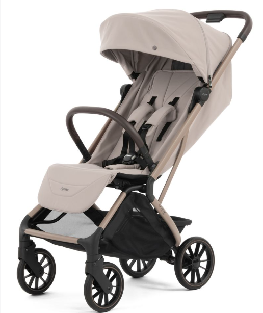 BabyStyle Oyster F-Lite Stroller & Carrycot Bundle –Putty