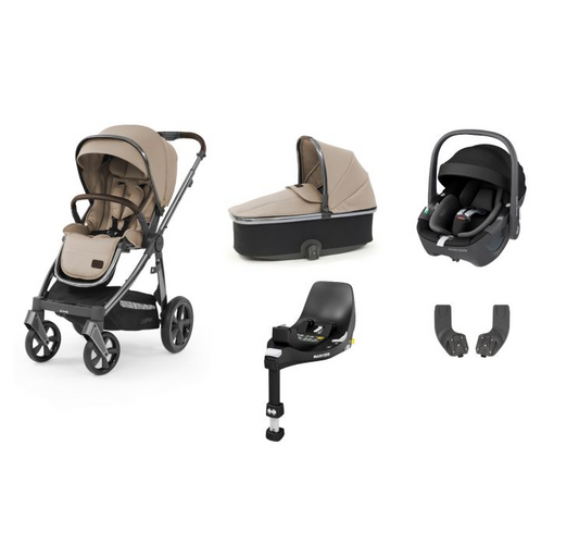 BabyStyle Oyster 3 Butterscotch - Essentials Maxi Cosi Pebble 360 Bundle