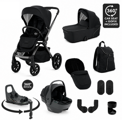 BabyStyle Oyster Vee 3 in 1 Travel System –  Liquorice