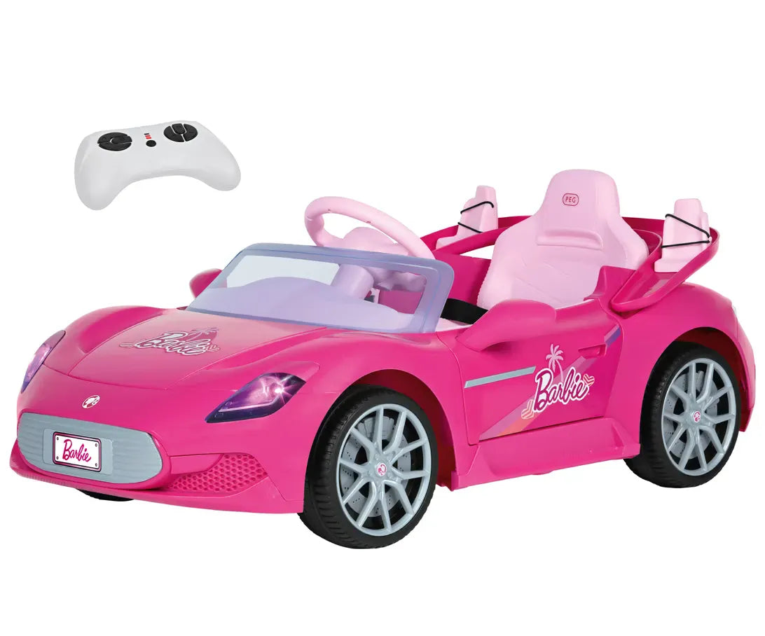 Peg Perego Barbie RC Remote-Controlled Ride-On Car Peg Perego