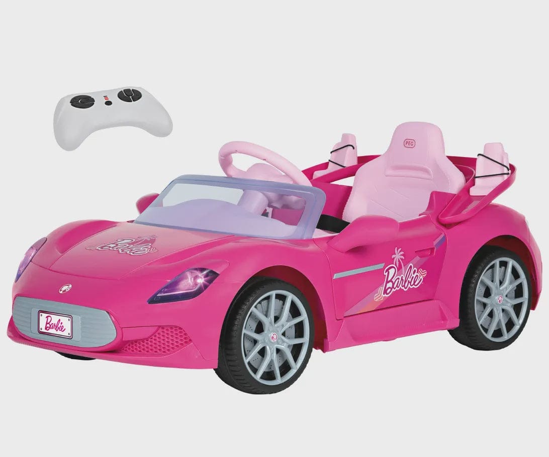 Peg Perego Barbie RC Remote-Controlled Ride-On Car Peg Perego