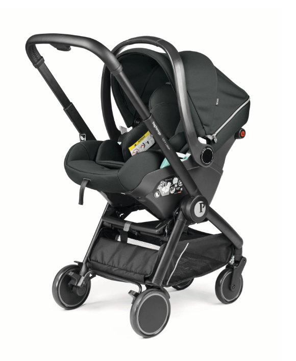 Peg Perego City Loop 3 in 1 Travel System & Accessories Bundle - Metal Peg Perego