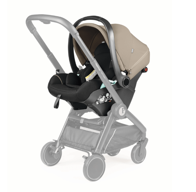 Peg Perego City Loop 3 in 1 Travel System & Lounge i-Sized Infant Carrier - Vanilla Blend Peg Perego